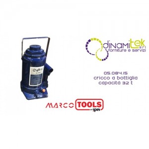 05.084.15 CRICCO A BOTTIGLIA capacità 32 T SPIN MARCO TOOLS Dinamitek 1