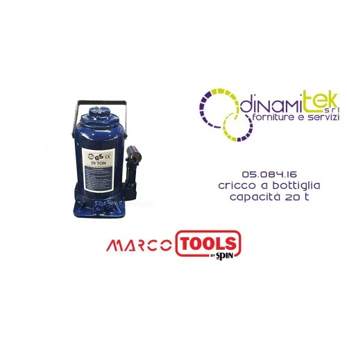 05.084.16 CRICCO A BOTTIGLIA capacità 20 T SPIN MARCO TOOLS Dinamitek 1