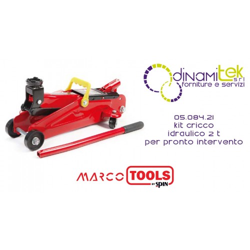 05.084.21 KIT CRICCO IDRAULICO 2 T PER PRONTO INTERVENTO SPIN MARCO TOOLS Dinamitek 1