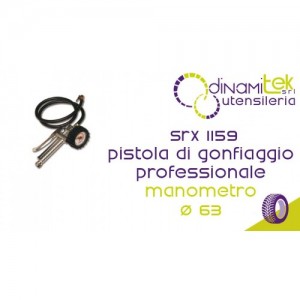 SRX 1159 PISTOLA PROFESSIONALE MANOMETRO Ø 63 Dinamitek 1