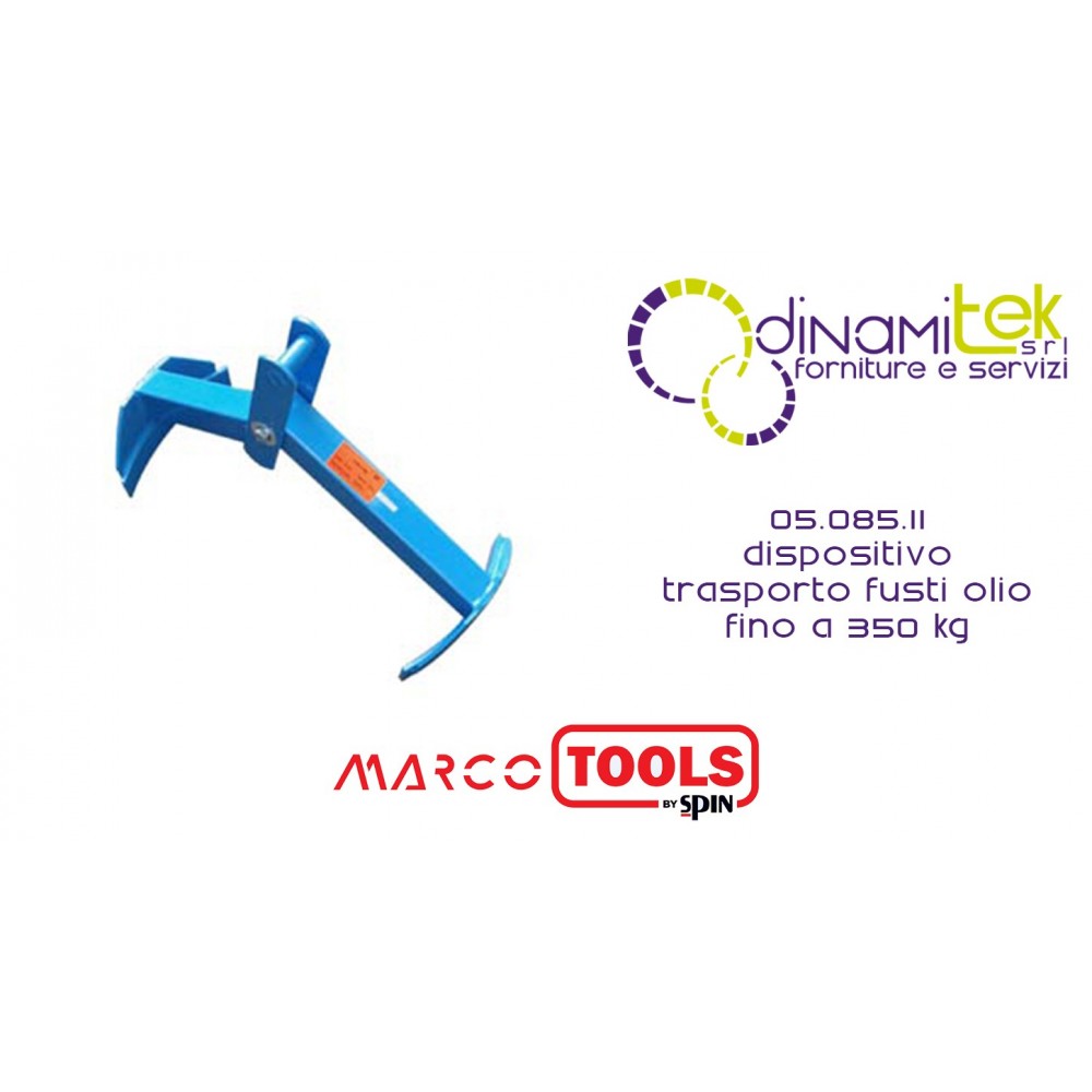 05.085.11 DISPOSITIVO DI TRASPORTO FUSTI OLIO FINO A 350 kg SPIN MARCO TOOLS Dinamitek 1