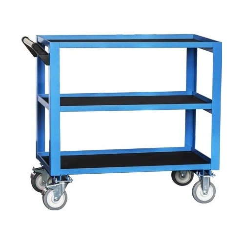 SPIN 05.088.109 CARRELLO 3 PIANI IN ACCIAIO TIPO PESANTE mm 980x500x870h Dinamitek 2