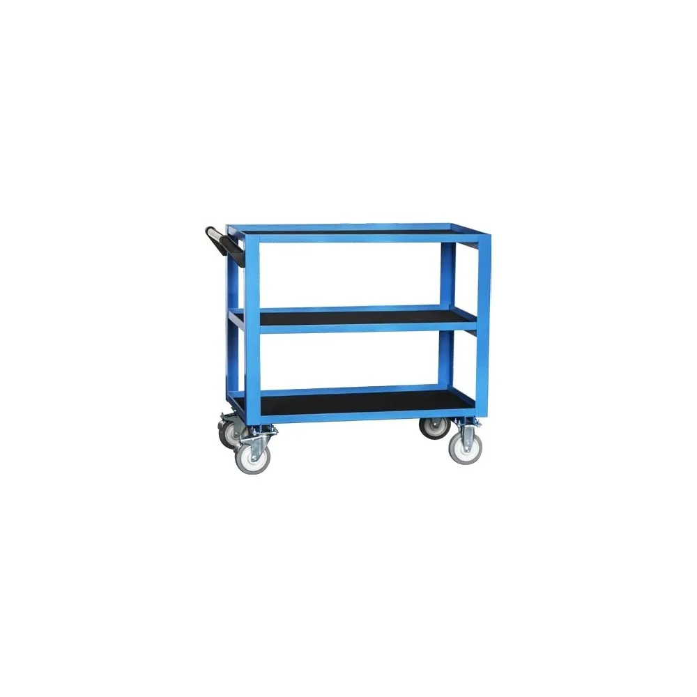 SPIN 05.088.109 CARRELLO 3 PIANI IN ACCIAIO TIPO PESANTE mm 980x500x870h Dinamitek 2