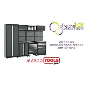 05.088.127 COMPOSIZIONE ARREDO PER OFFICINA SPIN MARCO TOOLS Dinamitek 1