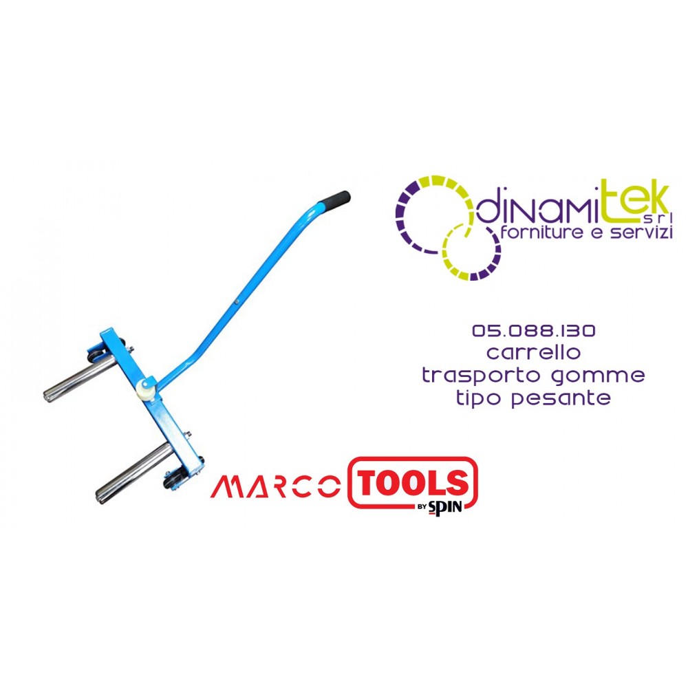 05.088.130 CARRELLO TRASPORTO GOMME TIPO PESANTE SPIN MARCO TOOLS Dinamitek 1