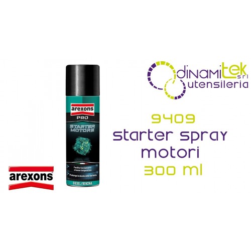 AREXSONS 9409 STARTER SPRAY PER MOTORI DIESEL E BENZINA 200 ml Dinamitek 1