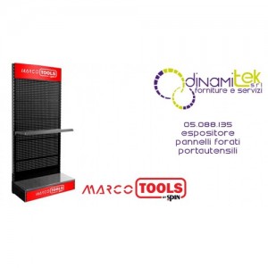 05.088.135 ESPOSITORE CON PANNELLI FORATI PORTAUTENSILI SPIN MARCO TOOLS Dinamitek 1