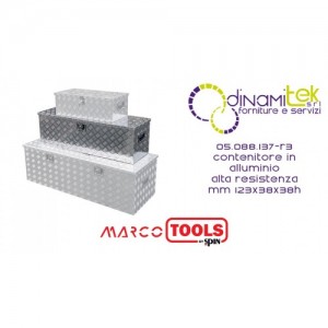 SPIN 05.088.137.R3 CONTENITORE IN ALLUMINIO ALTA RESISTENZA mm 123x38x38h Dinamitek 1