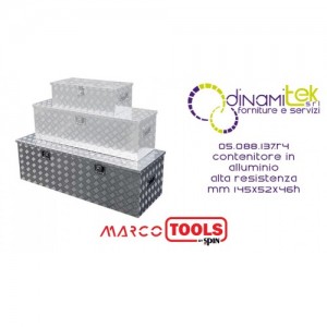 05.088.137.R4 CONTENITORE IN ALLUMINIO ALTA RESISTENZA mm 145x52x46h SPIN MARCO TOOLS Dinamitek 1
