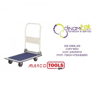 05.088.25 CARRELLO CON PEDANA mm 730x475x835h SPIN MARCO TOOLS Dinamitek 1