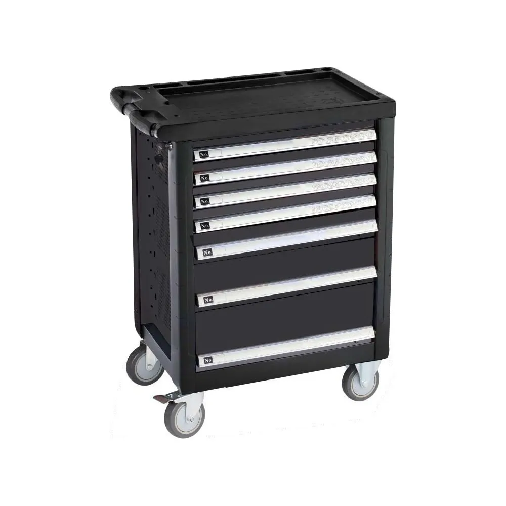 SPIN 05.088.99X CARRELLO NERO PORTA UTENSILI 7 CASSETTI KIT PROFI 6-200 pz Dinamitek 2