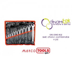 05.090.62 SET 11 CHIAVI COMBINATE SPIN MARCO TOOLS Dinamitek 1