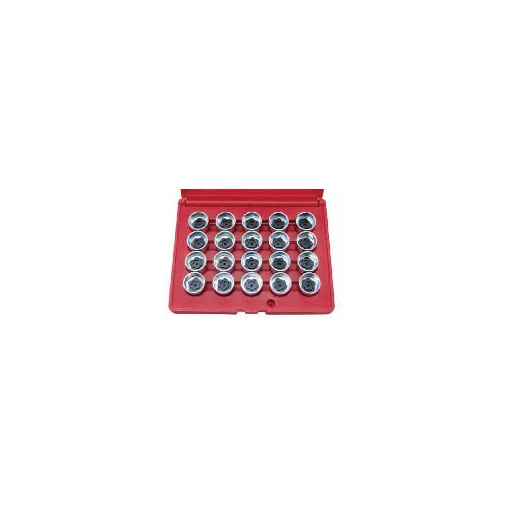 05.090.67 SET 20 CHIAVI A BUSSOLA PER RIMOZIONE DADI ANTIFURTO BMW SPIN MARCO TOOLS Dinamitek 2