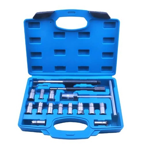 SPIN 05.090.70 KIT 17 PZ FRESE PER SEDI GUARNIZIONI PARAFIAMMA-INIETTORI DIESEL Dinamitek 2