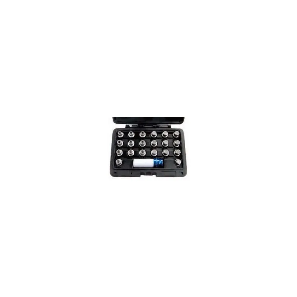 SPIN 05.090.77 SET 20 CHIAVI A BUSSOLA PER RIMOZIONE DADI ANTIFURTO BMW Dinamitek 2