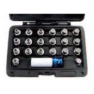 05.090.77 SET 20 CHIAVI A BUSSOLA PER RIMOZIONE DADI ANTIFURTO BMW SPIN MARCO TOOLS Dinamitek 2