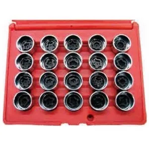SPIN 05.090.79 SET 20 CHIAVI A BUSSOLA PER RIMOZIONE DADI ANTIFURTO VW Dinamitek 2