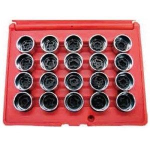 05.090.79 SET 20 CHIAVI A BUSSOLA PER RIMOZIONE DADI ANTIFURTO VW SPIN MARCO TOOLS Dinamitek 2
