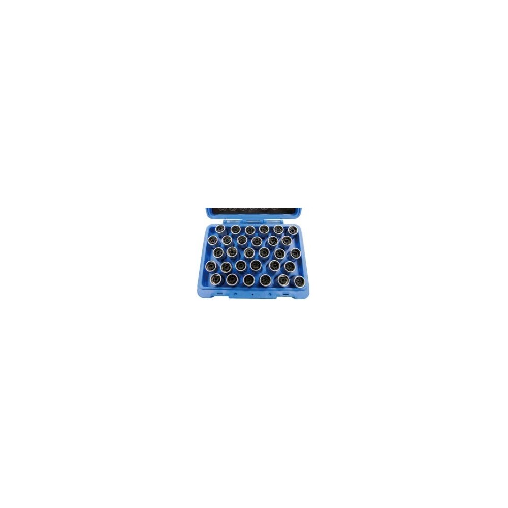 05.090.81 SET 20 CHIAVI A BUSSOLA PER RIMOZIONE DADI ANTIFURTO MERCEDES SPIN MARCO TOOLS Dinamitek 2