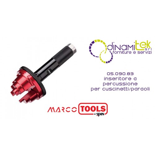 05.090.83 INSERITORE A PERCUSSIONE PER CUSCINETTI/PARAOLI SPIN MARCO TOOLS Dinamitek 1