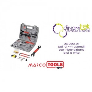 05.090.97 SET DI 44 UTENSILI PER RIPARAZIONE BICI E MTB SPIN MARCO TOOLS Dinamitek 1