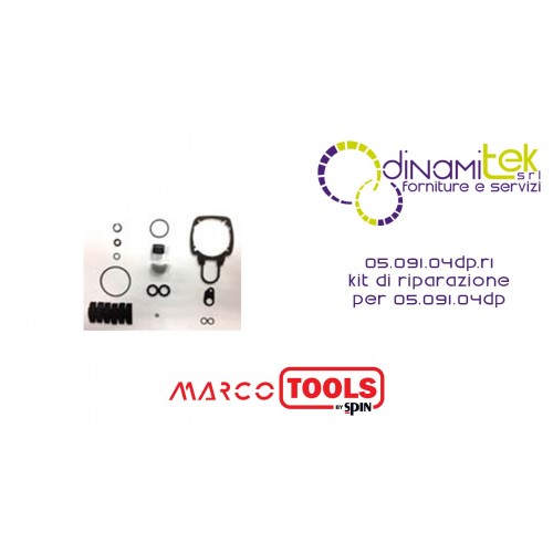 05.091.04DP.R1 KIT DI RIPARAZIONE PER 05.091.04DP SPIN MARCO TOOLS Dinamitek 1