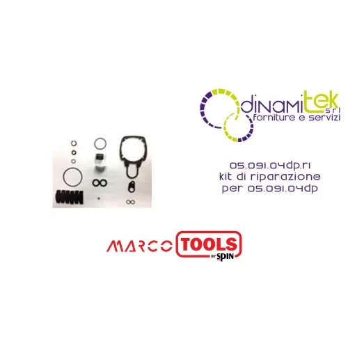 05.091.04DP.R1 KIT DI RIPARAZIONE PER 05.091.04DP SPIN MARCO TOOLS Dinamitek 1