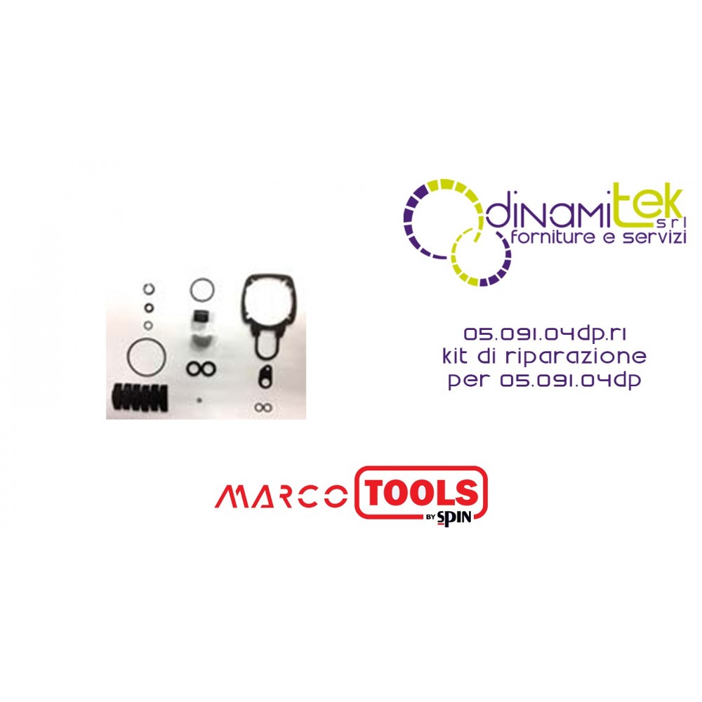 05.091.04DP.R1 KIT DI RIPARAZIONE PER 05.091.04DP SPIN MARCO TOOLS Dinamitek 1