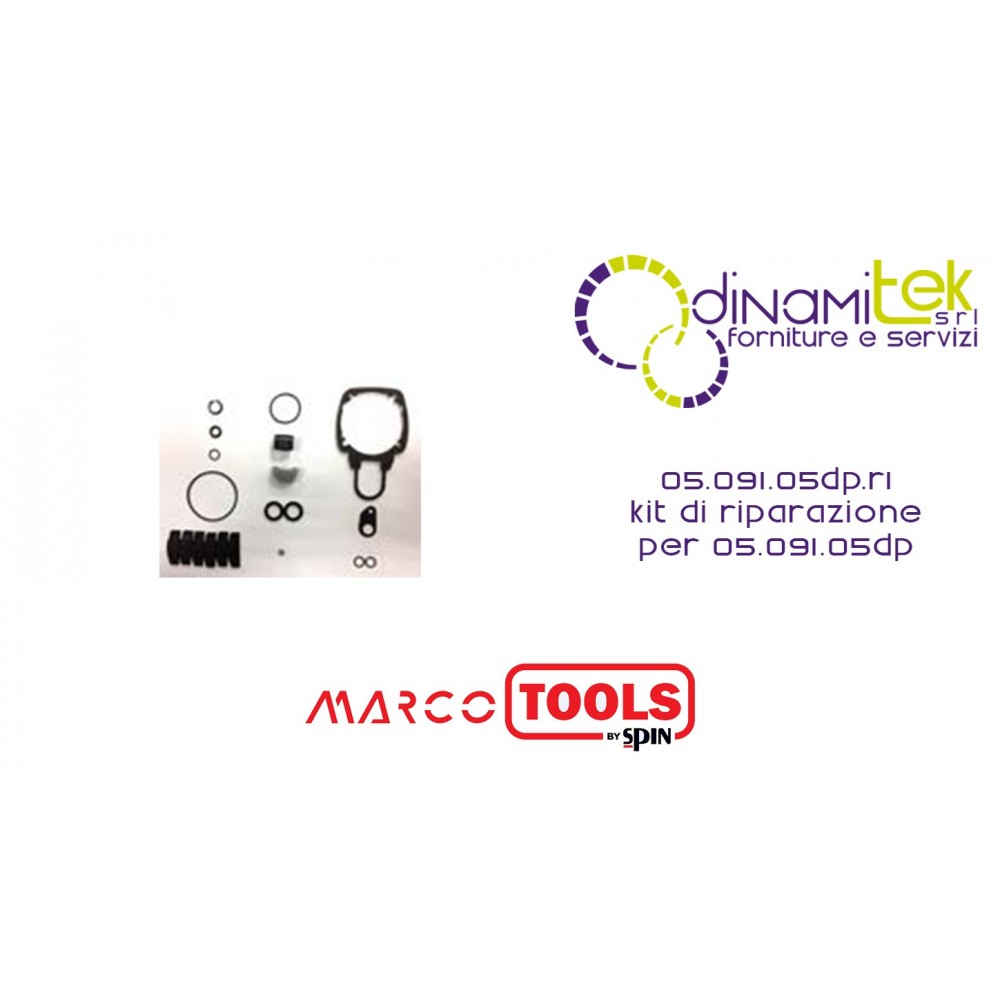 05.091.05DP.R1 KIT DI RIPARAZIONE PER 05.091.05DP SPIN MARCO TOOLS Dinamitek 1