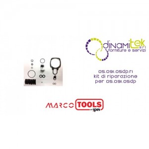 05.091.05DP.R1 KIT DI RIPARAZIONE PER 05.091.05DP SPIN MARCO TOOLS Dinamitek 1