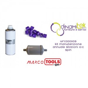 WRC000103 KIT MANUTENZIONE ANNUALE STAZIONI A/C SPIN SPIN MARCO TOOLS Dinamitek 1