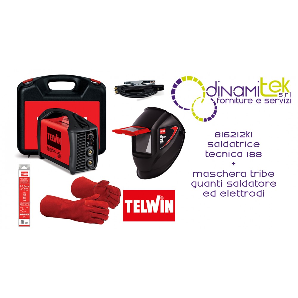 816212K1 TECHNIQUE 188 MPGE WELDING MACHINE KITS FREE TELWIN Dinamitek 1