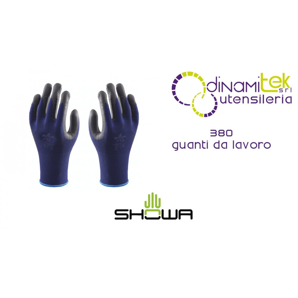 PAIO DI GUANTI DA LAVORO 380 SHOWA Dinamitek 1