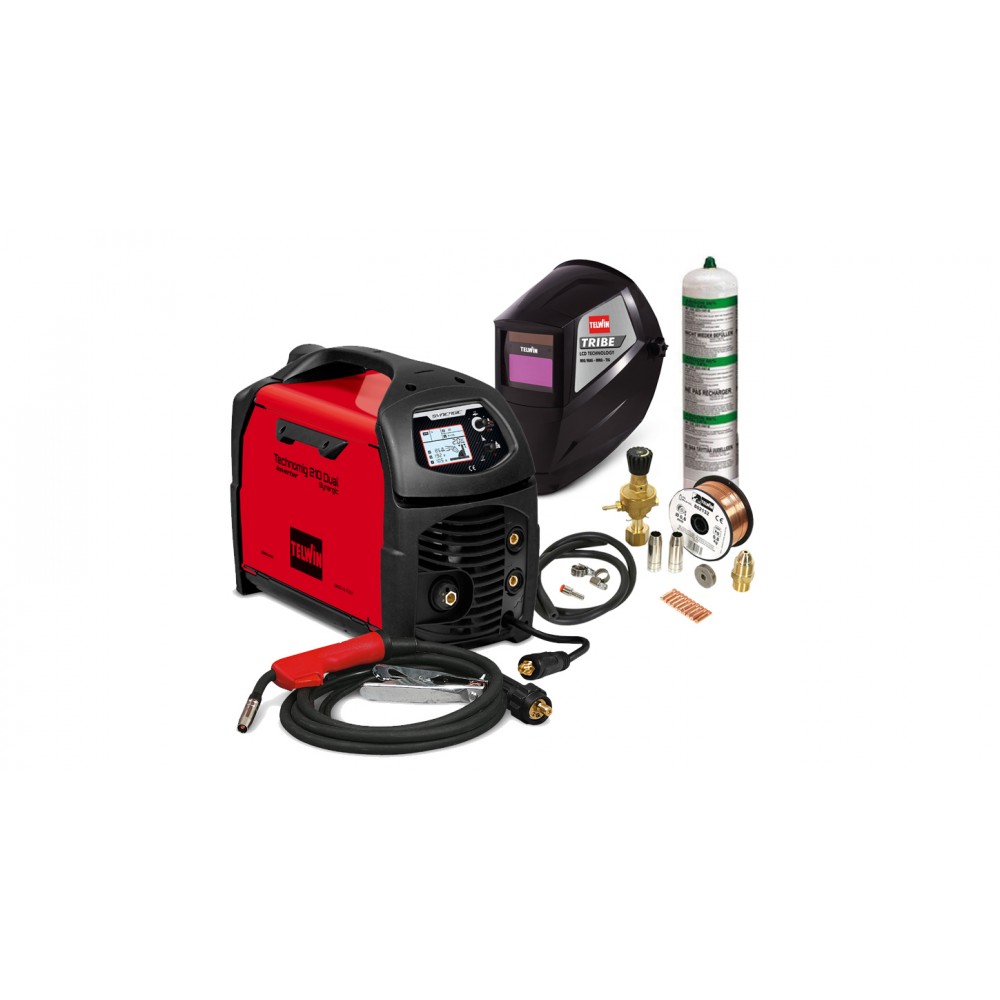 816052K2 TECHNOMIG 210 SALDATRICE MIG MAG EURO CON KIT OMAGGIO TELWIN Dinamitek 2