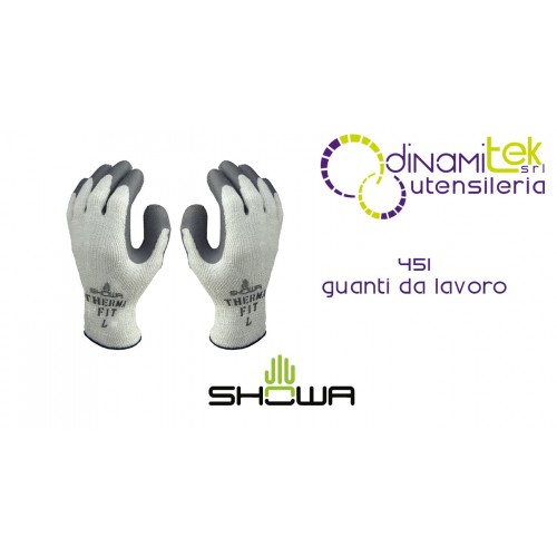 451 PAIRE DE GANTS DE TRAVAIL THERMO BLANC SHOWA