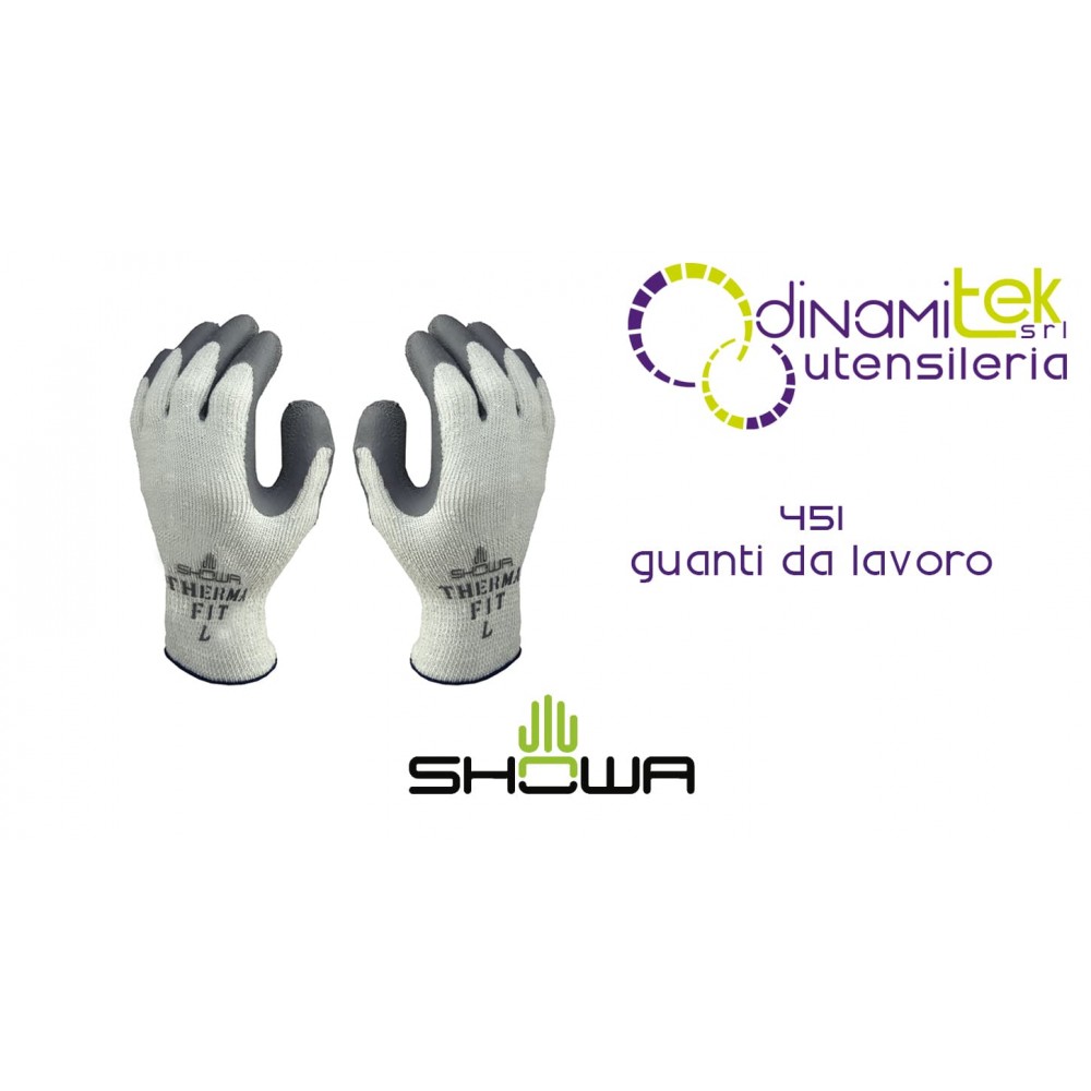 PAIO DI GUANTI DA LAVORO 451 SHOWA Dinamitek 1