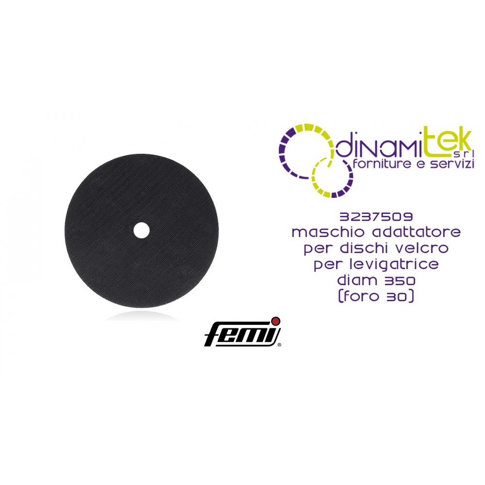 3237509 ADAPTADOR MACHO PARA DISCOS DE VELCRO HEMBRA Dinamitek 1