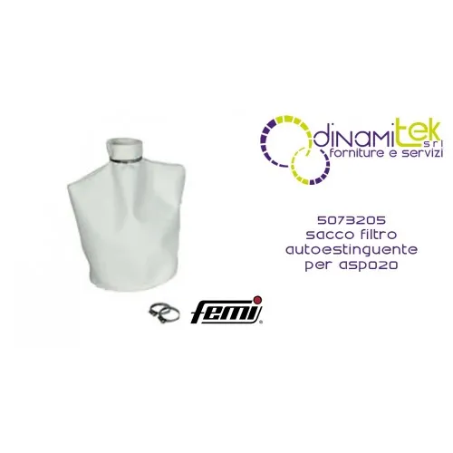 5073205 SELF-EXTINGUISHING FILTER BAG FOR ASP020 FEMI Dinamitek 1
