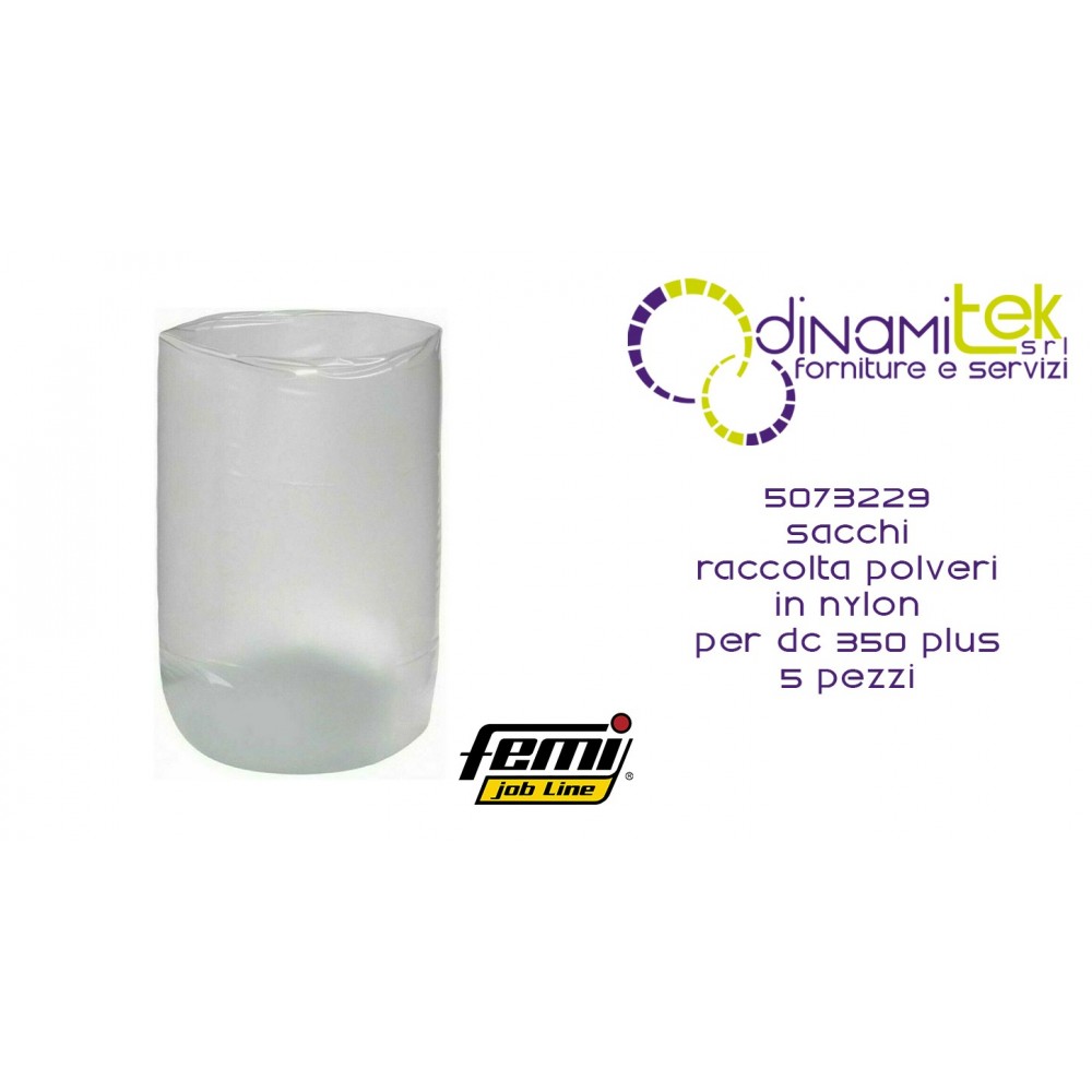 5073229 BOLSAS RECOLECTORAS DE POLVO DE NAILON FEMI Dinamitek 1
