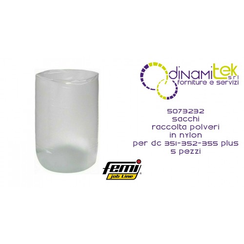 5073232 BOLSAS RECOLECTORAS DE POLVO DE NAILON FEMI Dinamitek 1