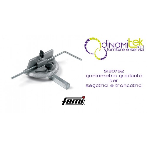 5130752 GRADUATED PROTRACTOR FOR FEMALE WORK TABLE KIT Dinamitek 1