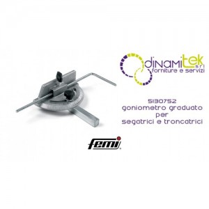 5130752 GRADUATED PROTRACTOR FOR FEMALE WORK TABLE KIT Dinamitek 1
