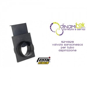 5241329 VANNE à GUILLOTINE POUR TUYAU D'ASPIRATION FEMELLE Dinamitek 1