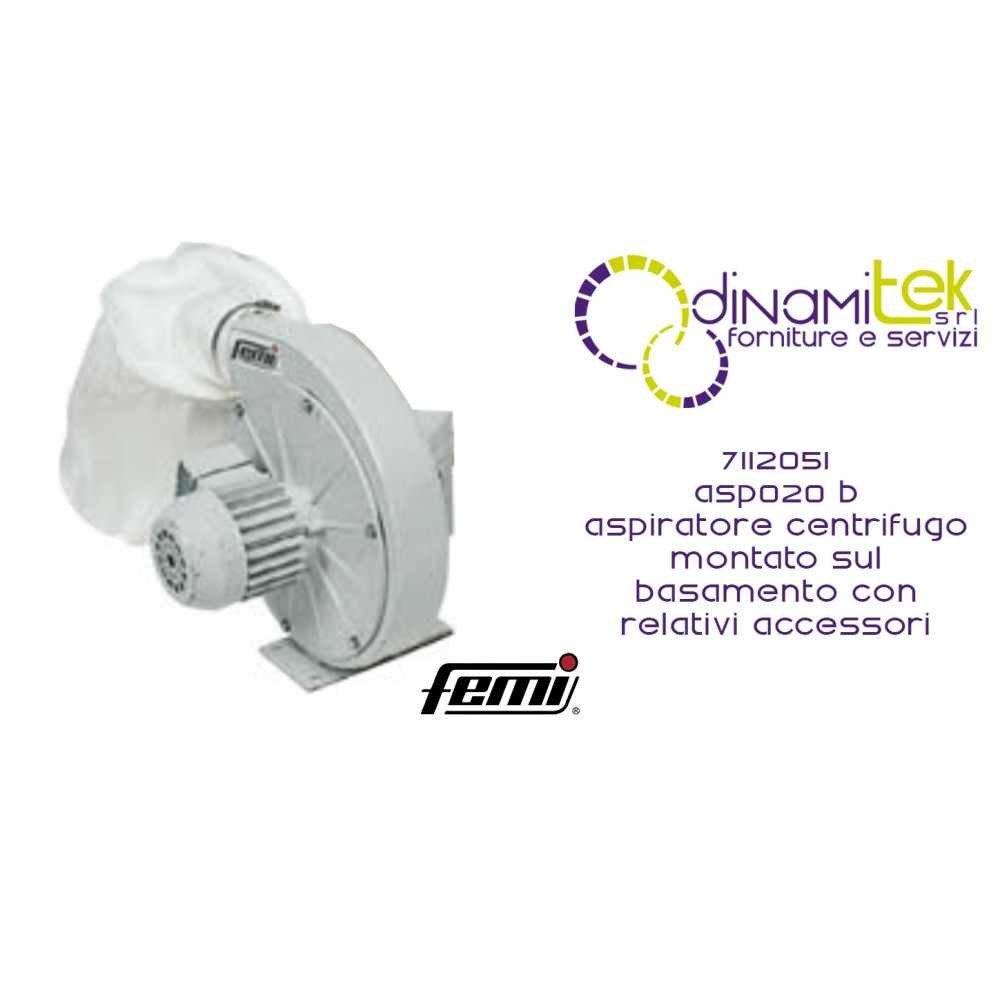 7112051 ASPIRATOR ASP 020 BASE NICHT ENTHALTEN FEMI Dinamitek 1