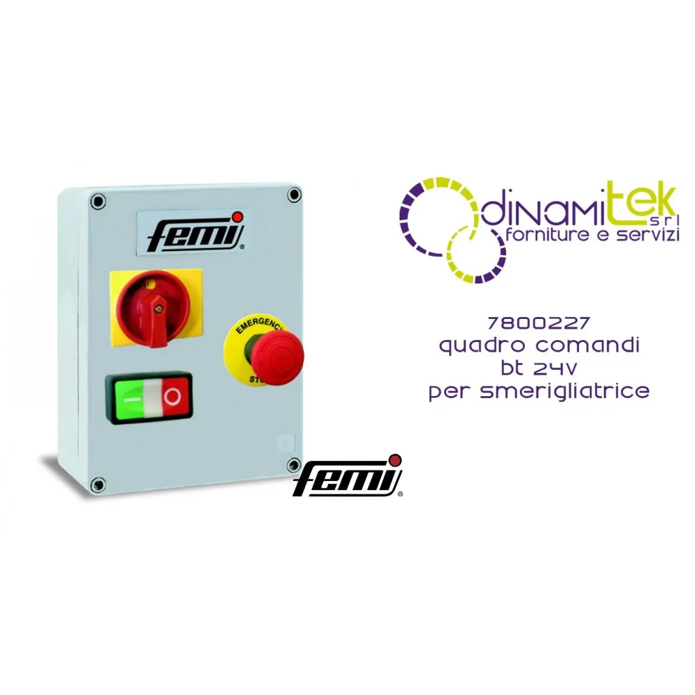 7800227 CONTROL PANEL BT 24V FEMI GRINDER Dinamitek 1