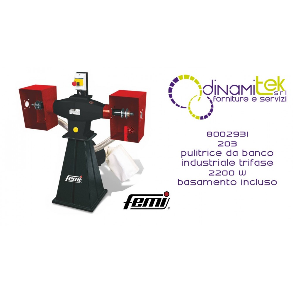 203 INDUSTRIAL BENCH CLEANER CODE 8002931 FEMI Dinamitek 1