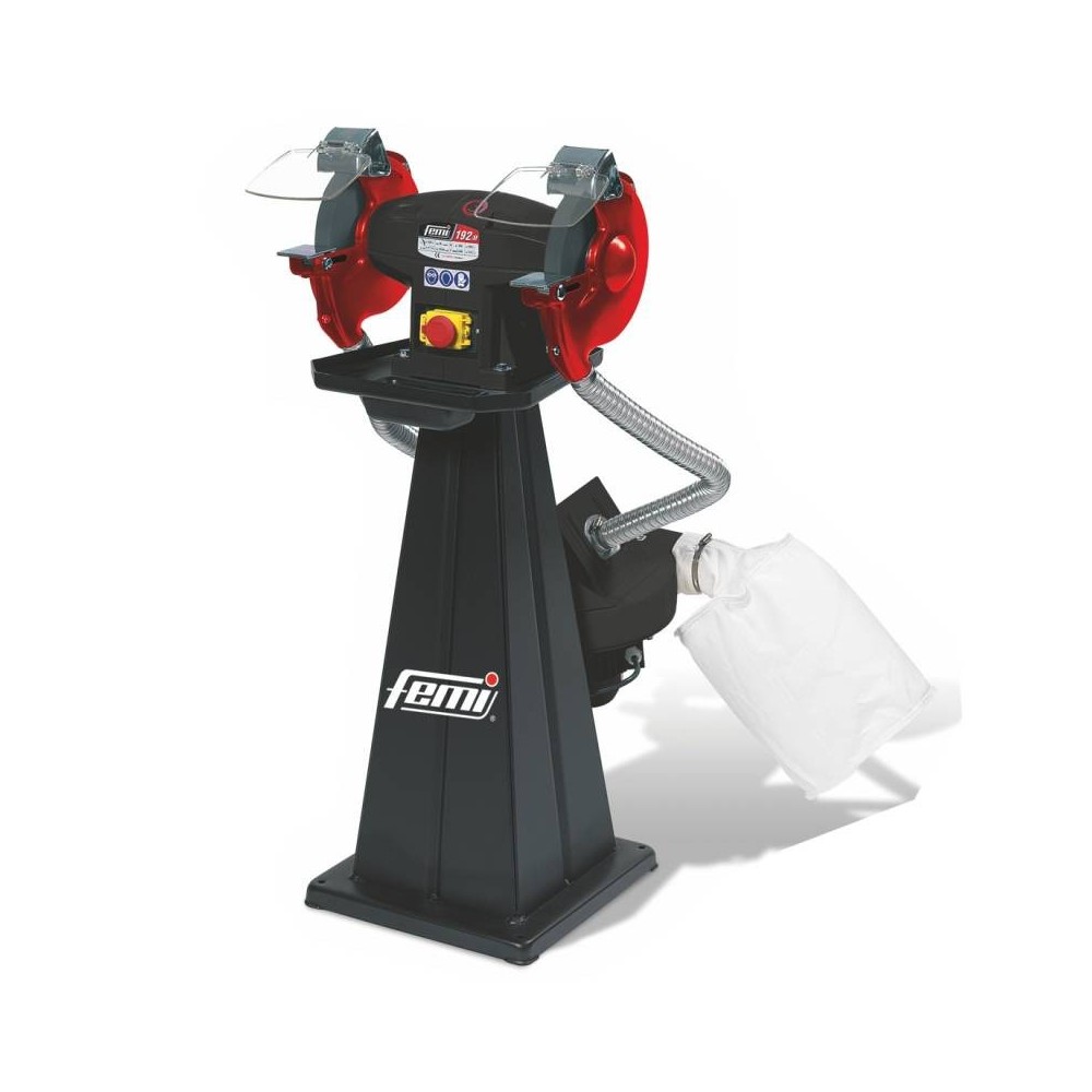 194 / M EVO DOUBLE INDUSTRIAL BENCH GRINDER COD 8003932 FEMI Dinamitek 2