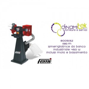 AMOLADORA DE BANCO INDUSTRIAL COMBINADA 196 / M COD 8005132 FEMI Dinamitek 1
