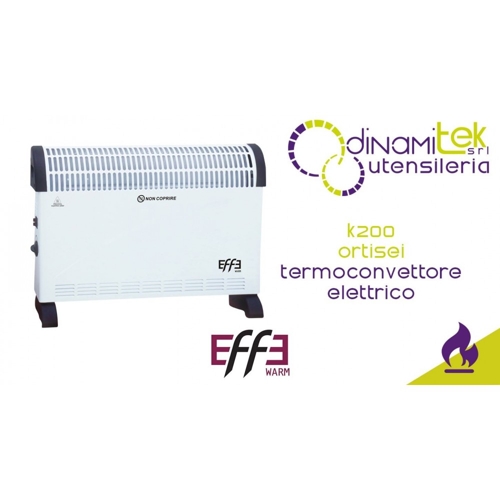 EFFE WARM TERMOCONVETTORE ELETTRICO K200 ORTISEI Dinamitek 1