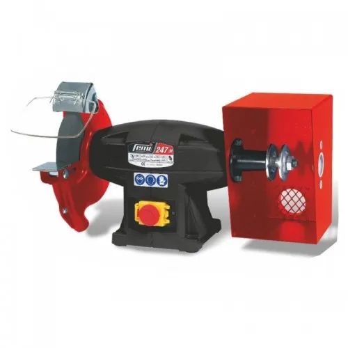 MEULEUSE D'éTABLI COMBINéE INDUSTRIELLE 245 / M COD 8023232 FEMI Dinamitek 2